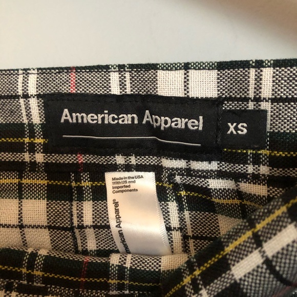 🚫SOLD 🚫 American Apparel Plaid Tennis Skirt - Picture 5 of 5